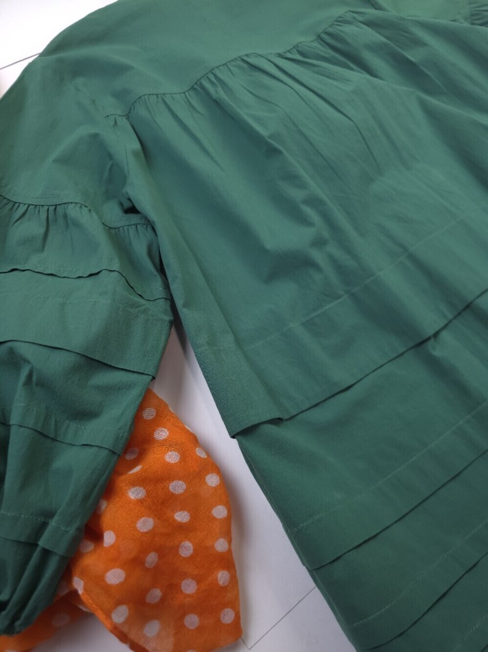 New Tuckernuck Pomander Place Forest Green Tunic Dress Sz M - Picture 13 of 16